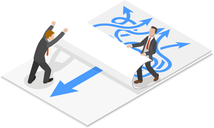 Icon entangling difficult situations